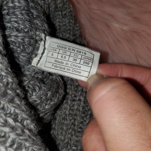 Grey UGG Classic Cardi II Boots - Picture 6 of 8